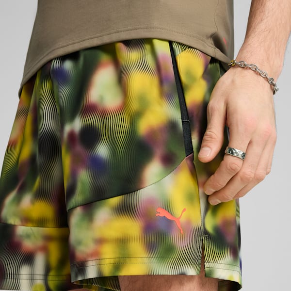 HOOPS X PUMATECH Relaxed Shorts 6" Men, Velvet Moss, extralarge